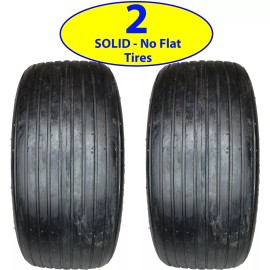 Kubota 15x6.00-6 Rib flat free solid TIRE some Kubota Zero turn riding mowers 15/6.00-6