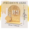 hhdatc Ramadan Advent Calendar Wooden Decorations,30 Day Countdown Til Eid
