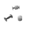 Shower Door Roller Bracket Pin with Nylon Bushing for 3/8"
