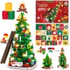 Advent Calendar 2025 Christmas Tree Building Set, 24 Days Countdown