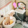 15 PCS Mini Bath Accessories for Dollhouse Decoration, Miniature Toothpaste