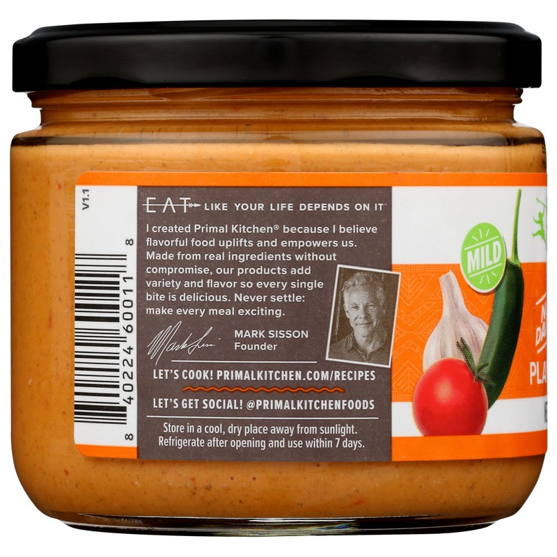 Primal Kitchen No Dairy Plant Based Queso, 11.5 OZ