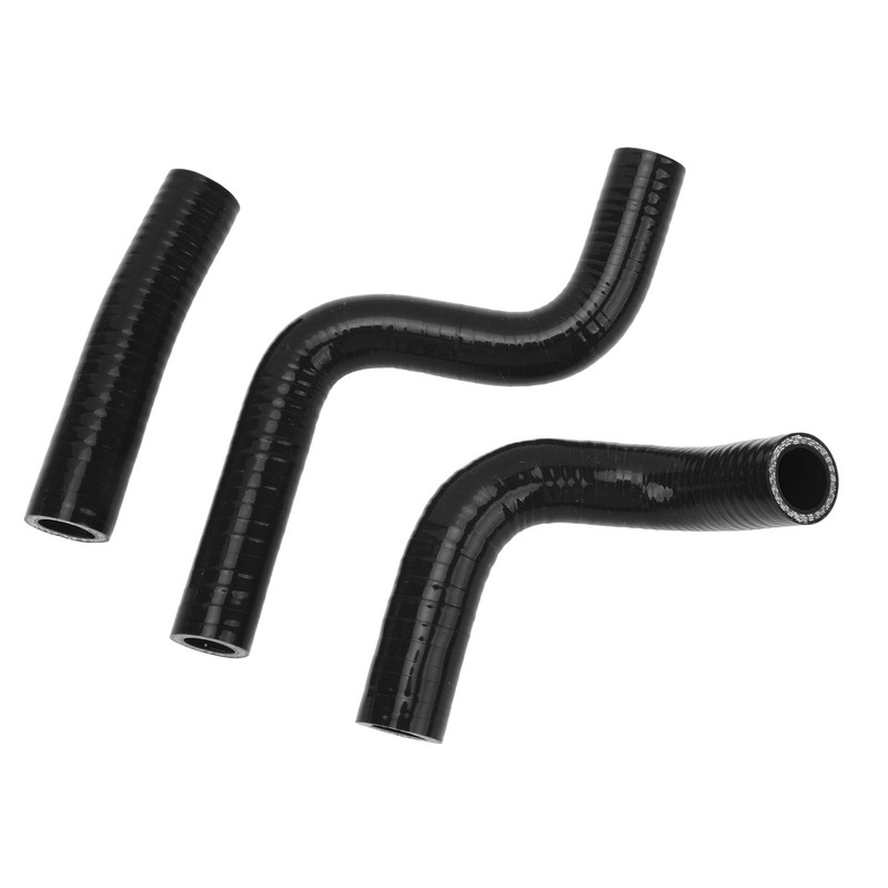 3PCS Silicone Radiator Coolant Hose Pipe Kit Stable Connection Leak