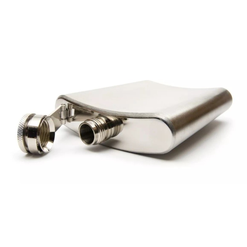 Hip Flask Licorera 8oz Acero Inoxidable Anforita Botella De Bolsillo