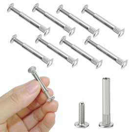 YankMooM 50 Set Cupboard Joining Bolts Screws,M4 Furniture Connecting Screws Bolts metal connecting screws bolts for Connecting Furniture Cupboard Cabinet (31-40mm)