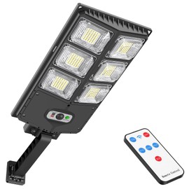 150W Solar Lights Outdoor, 8000LM Led Flood Light Motion Sensor with Remote Control, 3 Modes Solar Street Light Outdoor for Yard, Garden, Path, Parking lot - IP65 Waterproof