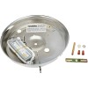 Sunlite Fluorescent Circline 32 Watt Antique Open Bulb Chrome Ceiling