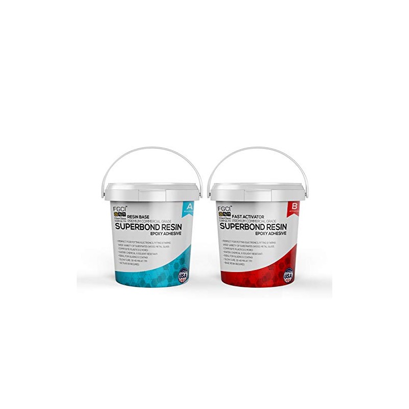 FGCI Super Bond 2 Part Epoxy, Fast Cure, 2 Pint,
