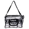 SHANY Clear Makeup Bag, Pro Mua rectangular Bag with Shoulder