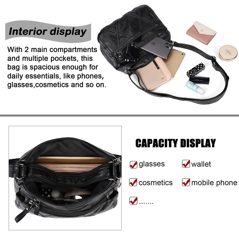 Gladdon Handbag for Women, Small Shoulder Bag, Waterproof Messenger Bag,