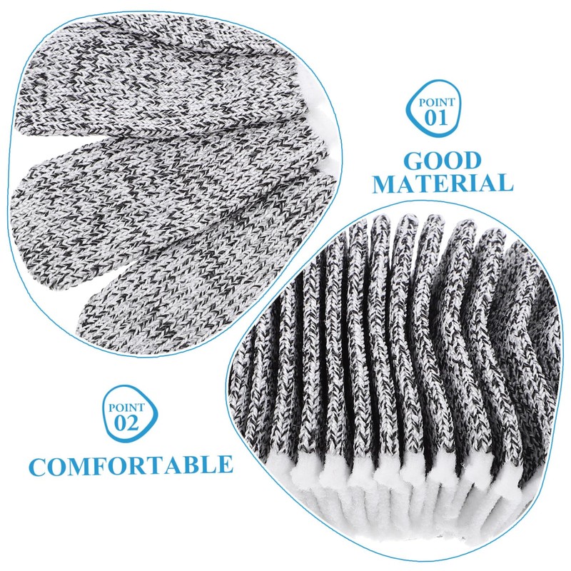 Healeved 60pcs Fingertip Protectors Cut-resistant Finger Cots Finger Sleeve Guards
