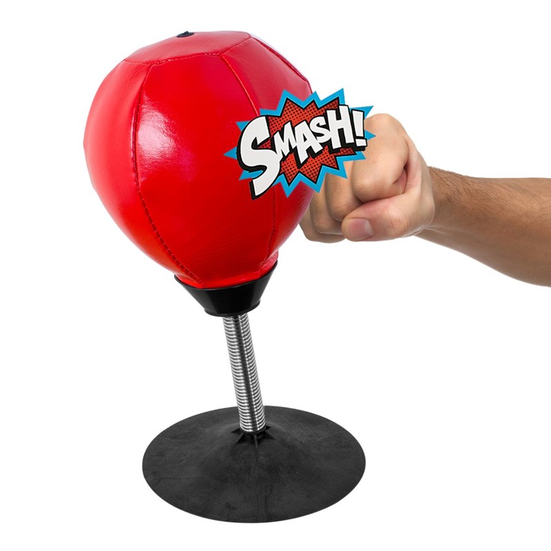 Global Gizmos 50440 Desktop Punch Ball / Stress Reliever /