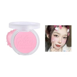 jill leen. Single Color Blush Eyeshadow Cheek, 0.1 oz (3 g), Solid Color, Teak Shade, Highlight, High Color, Rich Colors, Portable, Cute, Girls, Dating (17)