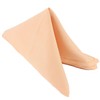 WedDecor 20 Inch Peach Cotton Polyester Table Napkin for Home,