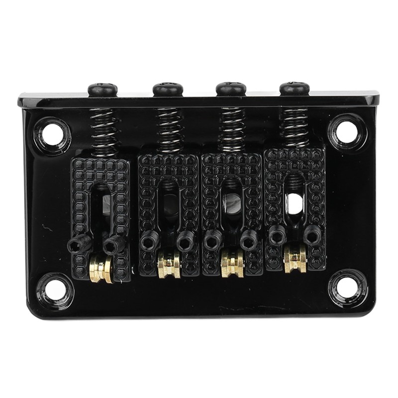 4 String Guitar Bridge Metal Enhanced Sound Stylish Electric Guitar