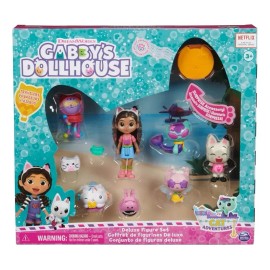 Gabbys Dollhouse Set 8 Figuras Gabby Dia En La Playa