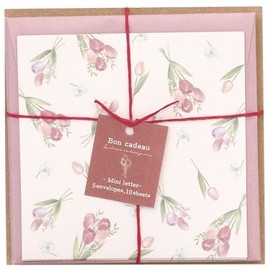 Lab Clip Mini Letter Set, Bon Kadu, Pink, 22A-BCML01-PK