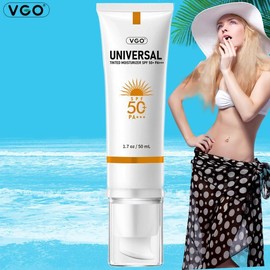 VGO Moisturizing Sun Cream, a refreshing and non - sticky sun care item for the face and body. It's a facial sunscreen designed for both women and men. - Specification: 1 bot