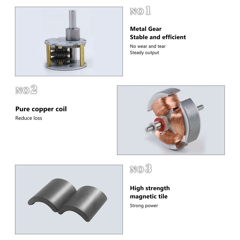 Self Locking Worm Gear Motor Great Torsion Brass Coil Speed
