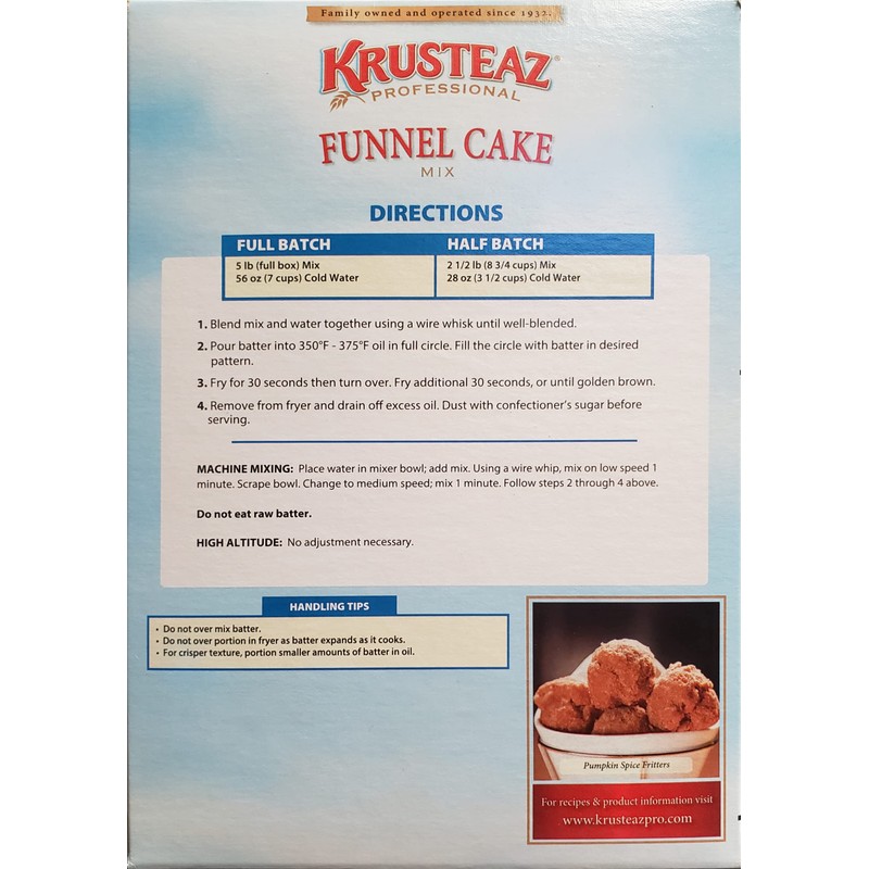 5 Pounds Krusteaz Funnel Cake Mix (Pack of 1)