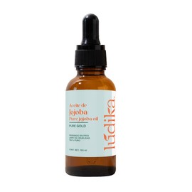 Aceite de Jojoba Virgen Puro Orgánico 125 ml | Hidratación Equilibrante Rostro Anti Brillo | Brillo pra Cabello Anti Frizz | Ayuda a Atenuar Estrías