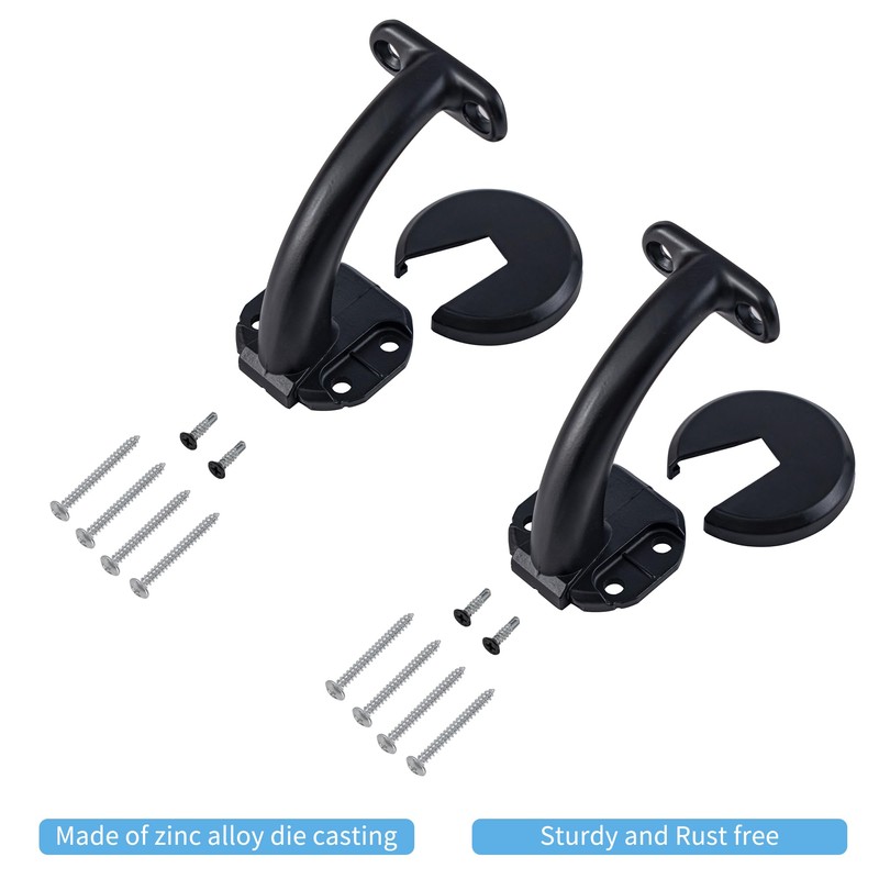 6 FT Modern Aluminum Handrail Set, handrails for indoor stairs,deck,slope,