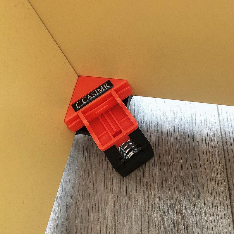 C CASIMR 90 Degree Corner Clamp, 4 Pack Adjustable Single