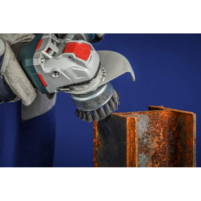 PFERD Cup brush, diameter 65 mm, braided, 0.35 mm steel