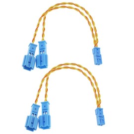 Tiardey 2pcs Speaker Tweeter Wiring Harness Connector Compatible with X1 X3 X5 F10 F18 F30 F20 E60 E90 E70 Audio Speaker Connector