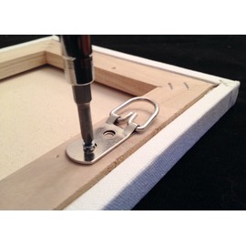 HangZ 10009 2 Hole D Ring Hangers with Screws 75lb 50pack