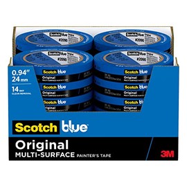 ScotchBlue Original Multi-Surface Painter's Tape 2090-24EC, 0.94 in x 60 yd, 24 Rolls