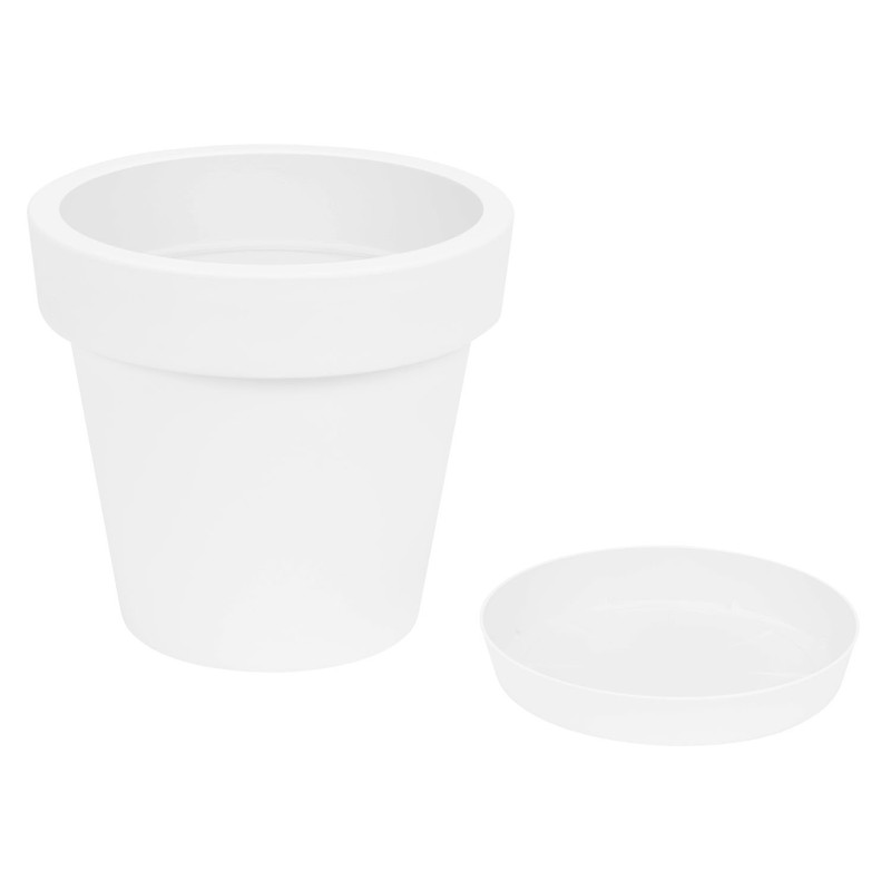 Prosperplast Blumentopf Übertopf inkl. Untersetzer Blumenkübel 34.5 x 32 cm