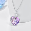 TANGPOET Cremation Jewellery 925 Sterling Silver Urn Necklaces for Ashes