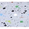 Bedlam - Grey Bed Sheet with Paint Splatter - Single