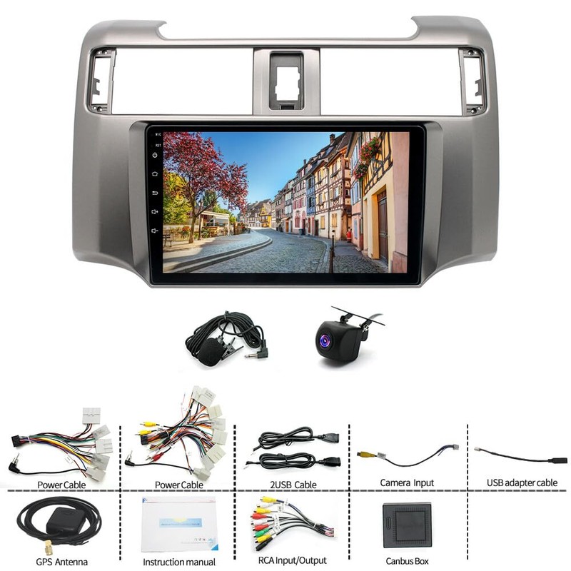 Slakerbe Car Radio for Toyota 4Runner 2010 2011 2012 2013,