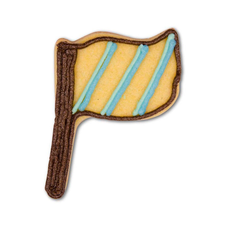 Staedter Tinplate Flag Cookie Cutter, Stainless Steel, 30 x 30