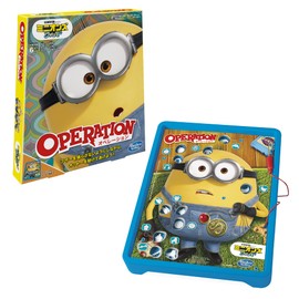 Hasbro E9388 Operations Minions Fever Board Game, For Kids, Indoor Electric Game, For Ages 6 and Up, Old Fashioned Surgery Games, 1 Player - E9388