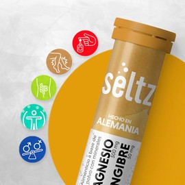 Magnesio + Zinc + Jengibre Seltz Tabletas Efervescentes