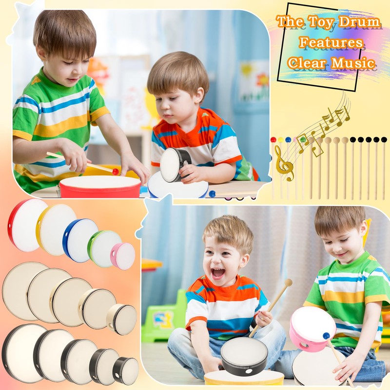 15 Set Hand Drums 12 Inch 10 Inch 8 Inch