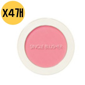 The Saem Blusher Colorful Soft Saemmul Single PK04 Rose Ribbon / 더샘 블러셔 발색 보송 샘물 싱글 PK04 로즈리본 X4개