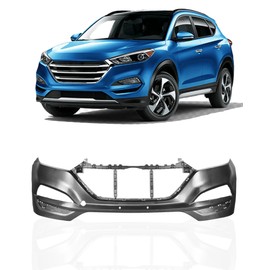 UNSTECH Front Bumper Cover Upper Assembly fits for 2016-2018 Hyundai Tucson Bumper Face Bar Replace 86511-D3000,HY1014101
