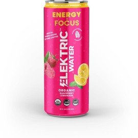 ElektricWater - Healthiest Energy Drink! Organic, 0 Calories - Flavour: Rasberry Lemonade