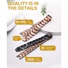 Feraco Feraco Men's Copper Magnetic Bracelet Elegant 99.99% Solid Copper