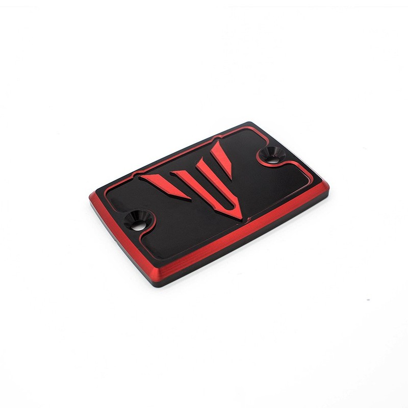 CNC Motorcycle Front Brake Fluid Reservoir Cap Cover Compatible with