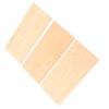 3PCS Guitar Neck Shim Set Maple Wood Guitar Gasket Plates