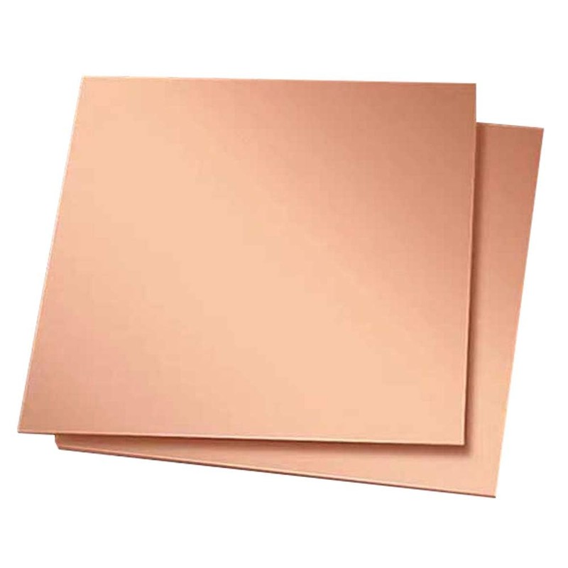 2 Pack 99.9%+ Pure Copper Sheet 4" x 4" 18