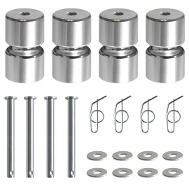zhi-109350 4 Sets Rollers Pins Washers Rings Replacement for GMNR925 Gorilla Lift Assist