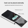 HSAJS Credit Card Wallet RFID Slim Wallet with 1 Coin