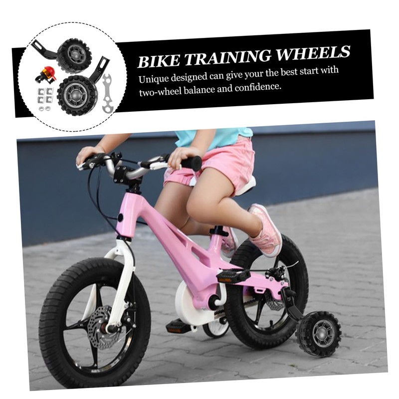 Kisangel Kids Training Wheels 12 Inch Balance Bike Stabilizer Safe