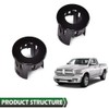 2PCS Parking Assist Sensor Bezels Compatible with Dodge Ram 1500
